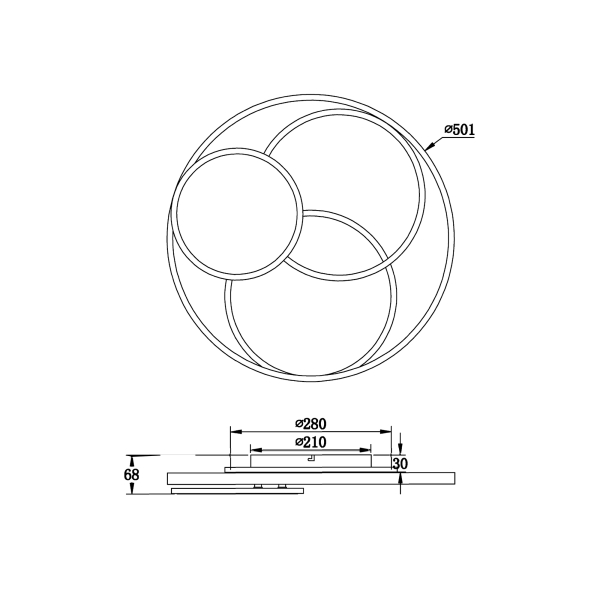 Потолочный светильник Freya FR10015CL-L94WB