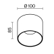 Потолочный светильник Technical C064CL-01-15W4K-D-RD-WB