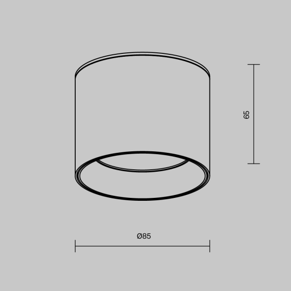 Потолочный светильник Technical C096L-GX53-WBS Потолочный светильник Technical C096L-GX53-WBS