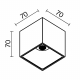 Потолочный светильник Technical C065CL-L12B4K-D