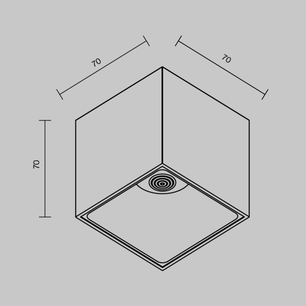 Потолочный светильник Technical C065CL-L12B3K-D Потолочный светильник Technical C065CL-L12B3K-D