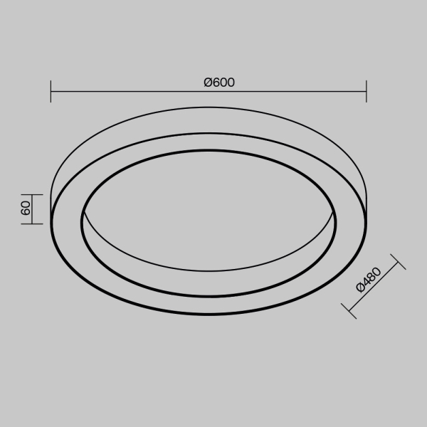 Потолочный светильник Technical C093CL-45W4K-B Потолочный светильник Technical C093CL-45W4K-B