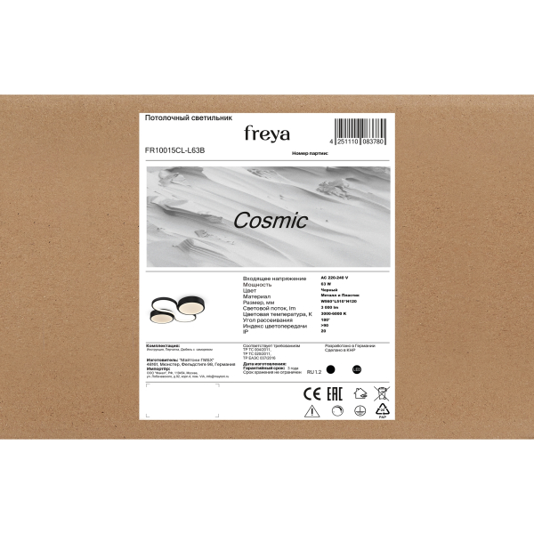 Потолочный светильник Freya FR10015CL-L63B