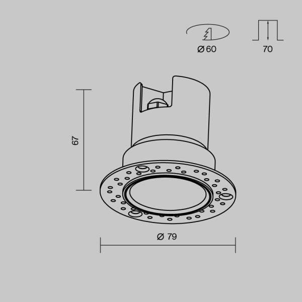 Потолочный светильник Outdoor O501DL-L5B3K Потолочный светильник Outdoor O501DL-L5B3K