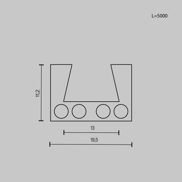 Шинопровод Technical TRX160-115B Шинопровод Technical TRX160-115B
