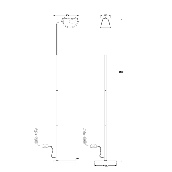 Напольный светильник (торшер) Freya FR5228FL-01W
