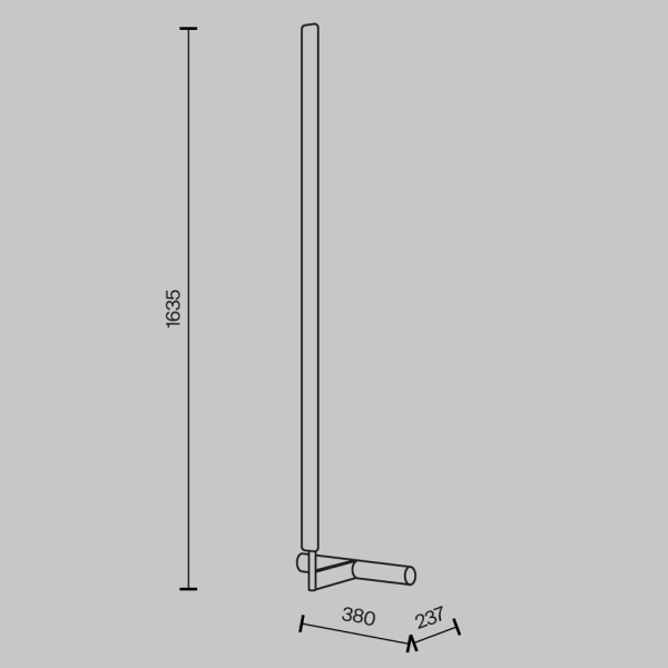 Напольный светильник (торшер) Maytoni MOD214FL-L20W3K1