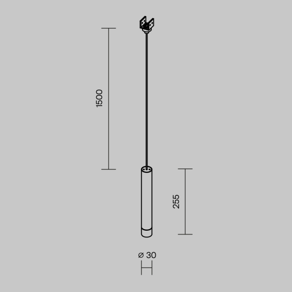 Уличный трековый светильник Outdoor O-TR01-1-P-8WW3K Уличный трековый светильник Outdoor O-TR01-1-P-8WW3K
