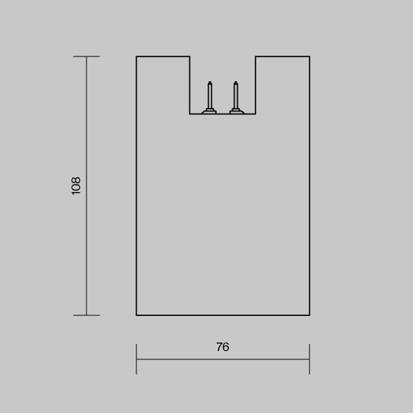 Уличный трековый светильник Outdoor O-TR01-2-S-16WW3K Уличный трековый светильник Outdoor O-TR01-2-S-16WW3K
