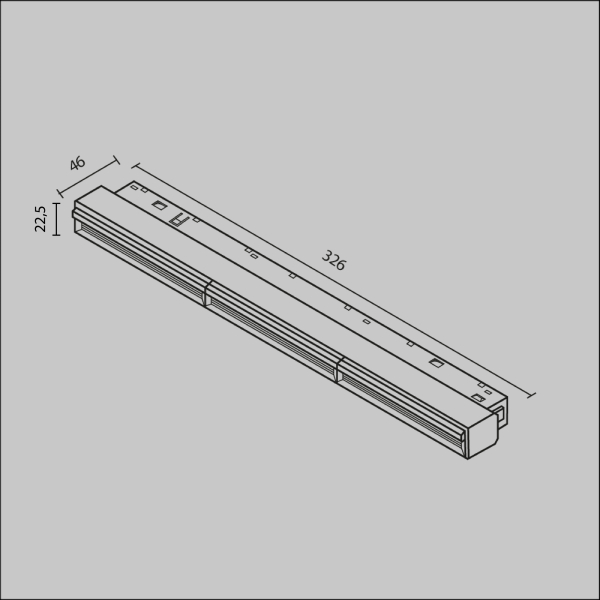 Трековый светильник Technical TR106-2-18W4K-B Трековый светильник Technical TR106-2-18W4K-B