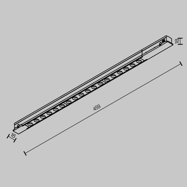 Трековый светильник Technical TR232-2-15W4K-B Трековый светильник Technical TR232-2-15W4K-B