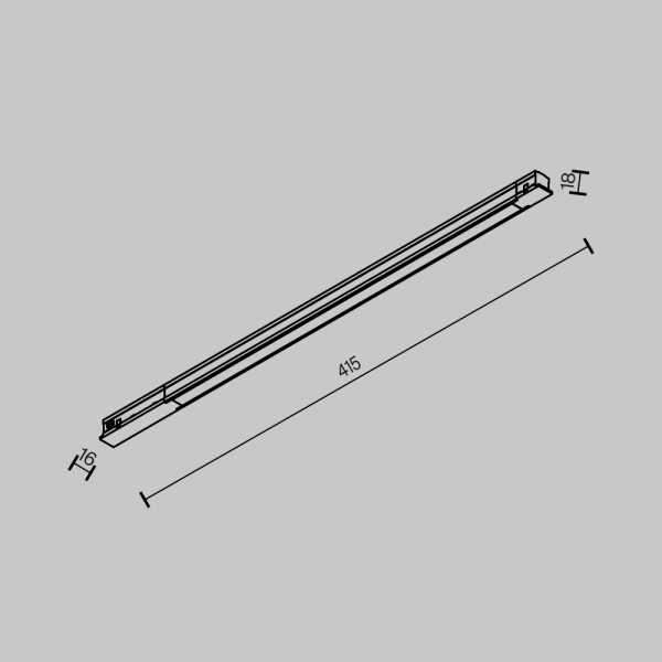 Трековый светильник Technical TR231-2-10W3K-B Трековый светильник Technical TR231-2-10W3K-B
