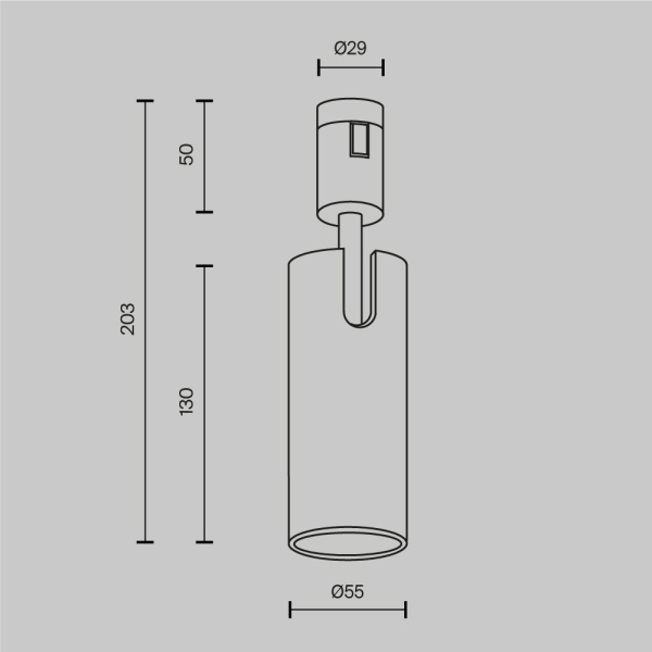 Трековый светильник Technical TR144-1-12W3K-W-PT Трековый светильник Technical TR144-1-12W3K-W-PT
