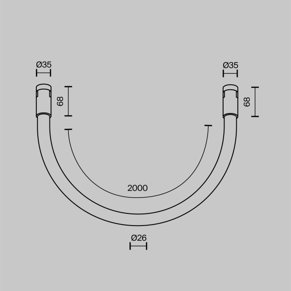 Трековый светильник Technical TR154-1-27W3K-BS Трековый светильник Technical TR154-1-27W3K-BS