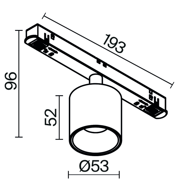 Трековый светильник Technical TR132-4-7W-DS-BS Трековый светильник Technical TR132-4-7W-DS-BS