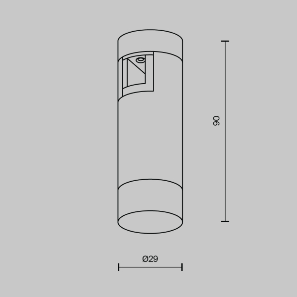 Трековый светильник Technical TR145-1-3W3K-W-PT Трековый светильник Technical TR145-1-3W3K-W-PT