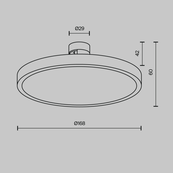 Трековый светильник Technical TR153-1-10W4K-BS