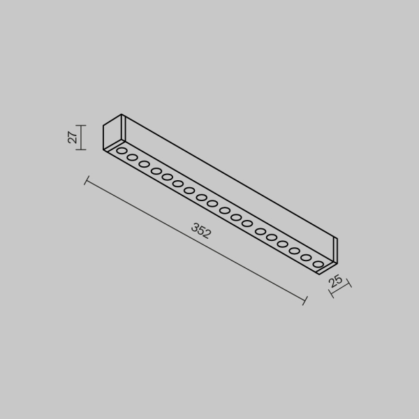 Трековый светильник Technical TR082-4-18WTW-M-B