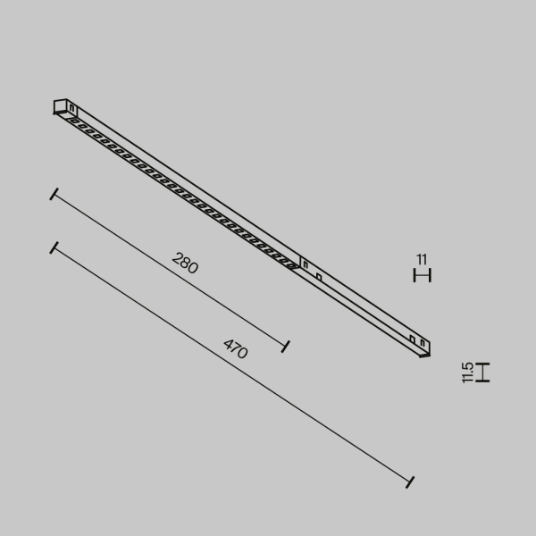 Трековый светильник Technical TR241-4-6WTW-DSZ-B