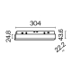 Трековый светильник Technical TR030-4-12WTW-DD-B