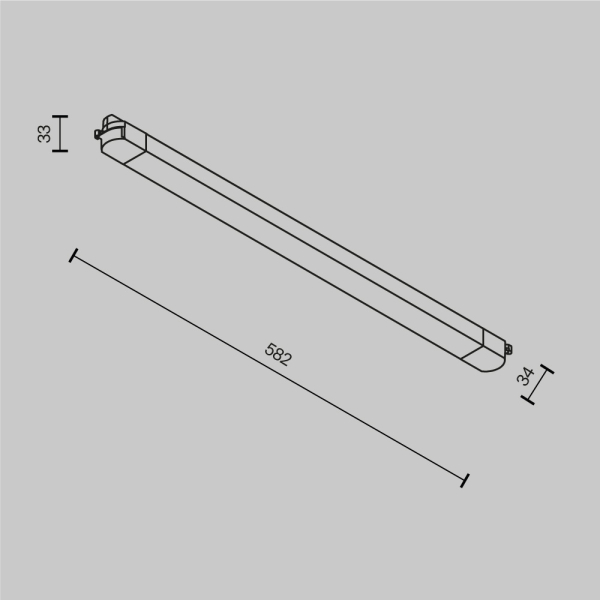 Трековый светильник Technical TR000-1-24W4K-B_1