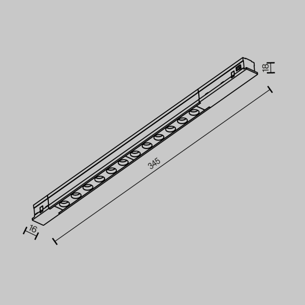 Трековый светильник Technical TR232-2-10W4K-B Трековый светильник Technical TR232-2-10W4K-B