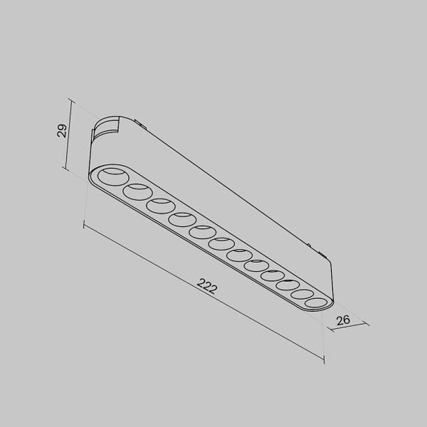 Трековый светильник Technical TR082-1-12W3K-M-B Трековый светильник Technical TR082-1-12W3K-M-B