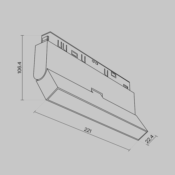 Трековый светильник Technical TR036-4-12WTW-DD2-W Трековый светильник Technical TR036-4-12WTW-DD2-W