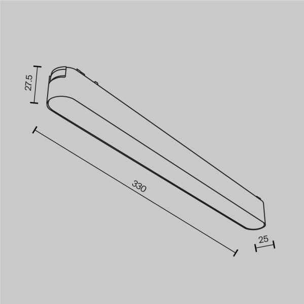 Трековый светильник Technical TR080-1-18W3K-B Трековый светильник Technical TR080-1-18W3K-B