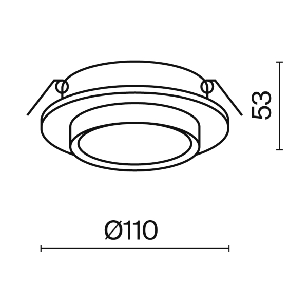 Встраиваемый светильник Technical DL086-GX53-RD-B Встраиваемый светильник Technical DL086-GX53-RD-B