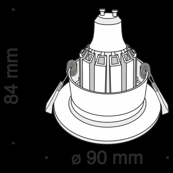 Встраиваемый светильник Technical DL041-01W Встраиваемый светильник Technical DL041-01W