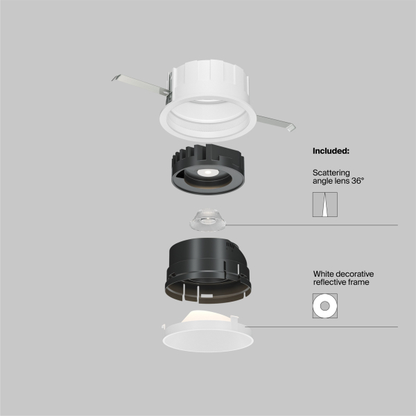 Встраиваемый светильник Technical DL057-10W3K-W Встраиваемый светильник Technical DL057-10W3K-W
