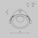 Встраиваемый светильник Technical DL032-2-01W-1(N)
