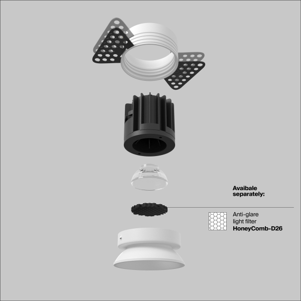 Встраиваемый светильник Technical DL058-7W3K-W Встраиваемый светильник Technical DL058-7W3K-W