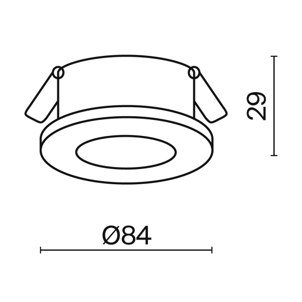 Встраиваемый светильник Technical DL083-01-GU10-RD-W Встраиваемый светильник Technical DL083-01-GU10-RD-W