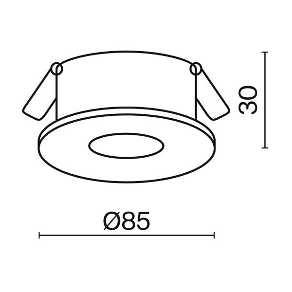 Встраиваемый светильник Technical DL027-2-01B Встраиваемый светильник Technical DL027-2-01B