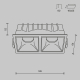 Встраиваемый светильник Technical DL043-02-10W4K-D-SQ-WB