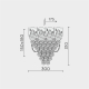Настенный светильник MODELUX premium ML.8881.03P GD