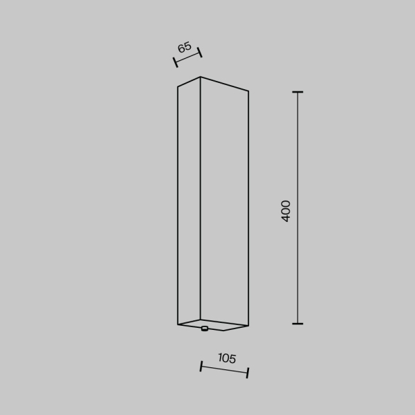 Настенный светильник MODESTYLE MS.150.400 BS