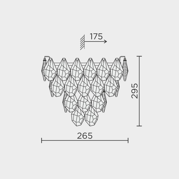 Настенный светильник MODELUX ML.2363.03 GD
