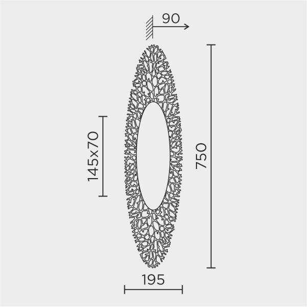 Настенный светильник MODESTYLE MS.1575.700 GD