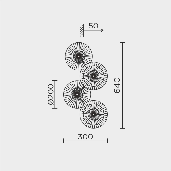 Настенный светильник MODESTYLE MS.1501.04