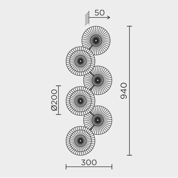 Настенный светильник MODESTYLE MS.1501.06