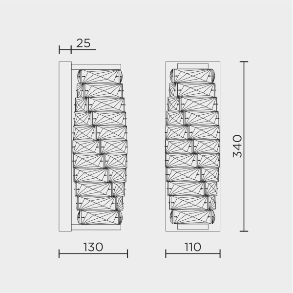 Настенный светильник MODELUX ML.541.340 CR