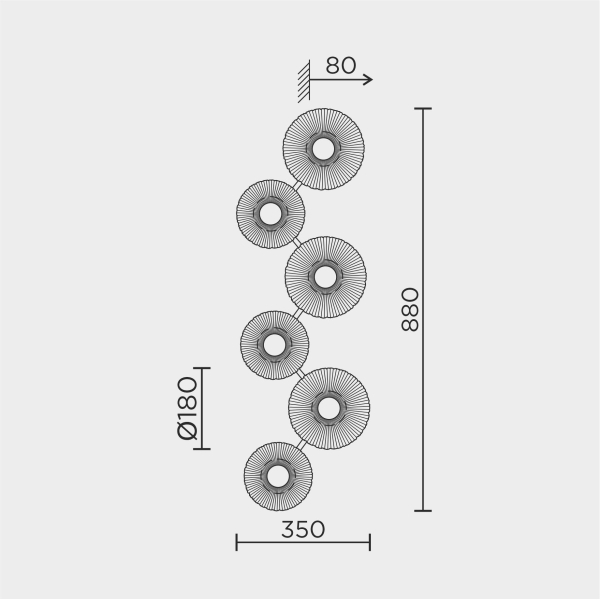 Настенный светильник MODESTYLE MS.1503.06