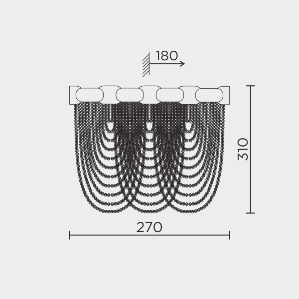 Настенный светильник MODELUX ML.316.02 BS