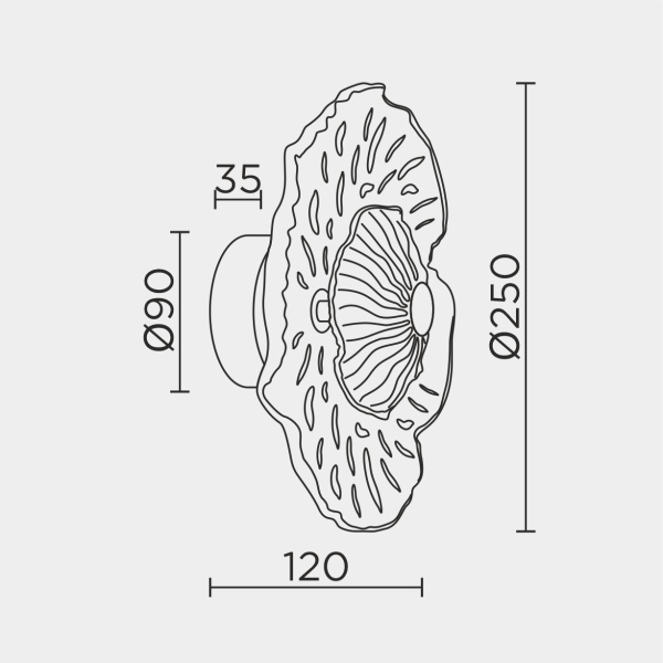 Настенный светильник MODESTYLE MS.1525.250