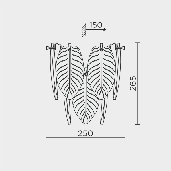 Настенный светильник MODELUX ML.20202.02 CR
