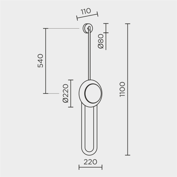 Настенный светильник MODESTYLE MS.5047.01 BS