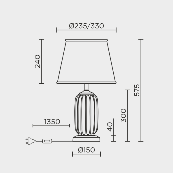 Настольный светильник MODELUX ML.6123.01TL WH